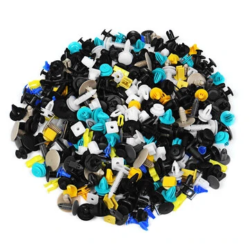 500 kusů Univerzální Smíšené Auta Upevňovací Spony Nárazník Dveřní Panely Křídla Držák Spona Nýt