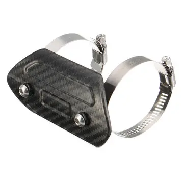 4/5/8 palcový Karbonový Motocykl Výfukový Svíčkový Potrubní Vytápěcí Ochranný Kryt