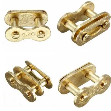 4 kusy 90cc 110cc 125cc 420 Řetězy Pit Dirt Quad Bike Drive Chain Split