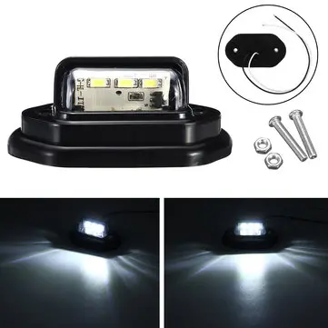 12V LED osvětlení registrační značky interiérová schodová lampa pro osobní automobil nákladní auto přívěsy pickupy RV