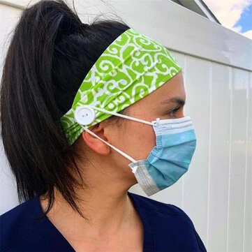 Tlačítko Zabraňte Poranění Uší Pásek Na Hlavu Sportovní Bandana