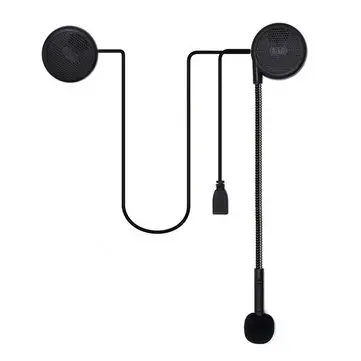 Enusic™ M5 Tenké bezšumové BT sluchátko na motorce Helma Bezdrátová Bluetooth sluchátka Moto reproduktor s pěnovým mikrofonem