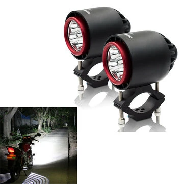 CNSUNNYLIGHT 3400LM 20W 6000K IP67 Motocyklové Turbo světlomety LED bleskový světlo