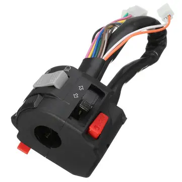 7/8palcový Levý Motocyklový Řídící Ráz Přepínač Světel Vysoký/Nízký Paprsek