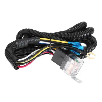 12/24V 100CM Kabelový Kabel Na Buzenu Sada Spínačů Dvojitého Reproduktoru Pro Auto Kamion