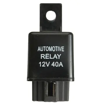 Auto Relé 4 Pin SPST Alarm Relé Automobil Dodávka Loď Kolo 12V DC 40A 40 AMP