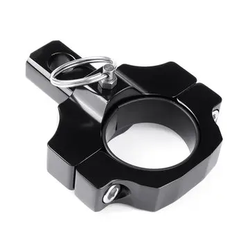 Rychlé uvolnění 1,75 palce / 2 palce příchytky na vlajkový praporek ATV Montáž černý litý hliník