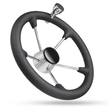 Stainless Steel 5 Spoke Foam Grip Knob Řízení Kormidla Destroyer Pro Námořní Loď