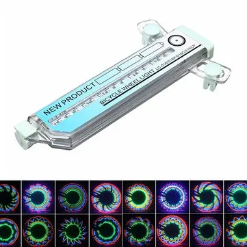 32 Vzorovaná kola LED Barvy světel na kolo pro bezpečnost skútrů a jízdního kola