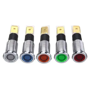 12V 10mm LED kontrolka přístrojové desky varování