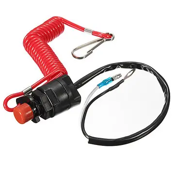 Zastavit Vypnutí Tlačítka Quad Pit ATV Dirt Bike s Bezpečnostním Provázkem