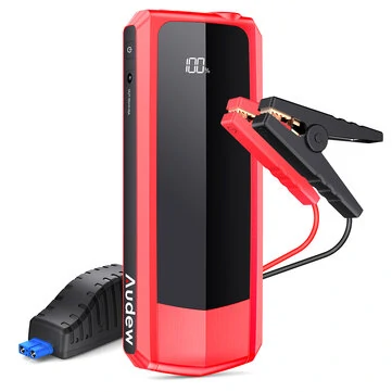AUDEW 2000A 20000mAh Car Jump Starter Power Bank s LCD displejem Dvojité USB výstupy QC3.0 nabíjení