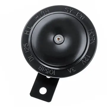 12V 105DB Motocyklové rohy nádrže Hlasový automobil Motocykl ATV Nerezová ocel Trubka