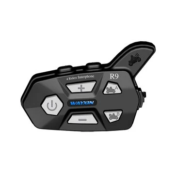 2 kusy WAYXIN R9 1500M Vodotěsný bluetooth 4 Riders Interkom Univerzální Spárování Motocykl Full-duplex FM Sluchátka Interphone