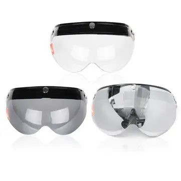 3 Drkací tlačítko Pilotní styl Univerzální motocyklový štítový větrný štít