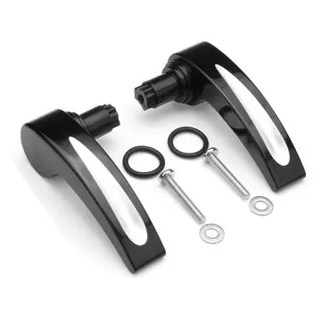 Bagger Nation Black Race Sedlové tašky Víko Zdviháku Pro Harley Street Glide 14 UP Touring Modely 14-16