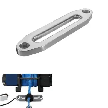 12000 lbs Lano Vodicí Stříbrný Hawse Hliníkový Fairlead pro Off Road 4WD