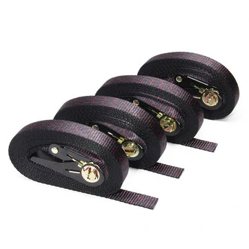 AUDEW Ratchet popruhy Ratchet 4 ks Upevnění 25mm x 6M 1500Lb Max Break Svázací popruhy Dodávání autopláštěnky