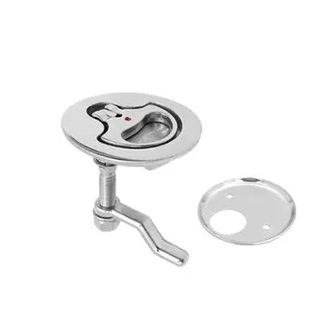 BSET MATEL Lodičková Víko Starts Handle nerez oceli SS316 Cam Flush Pull s zadní deskou