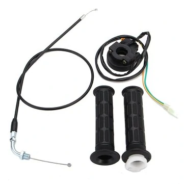Rukojeti Škrticí Kabel Stopka Pro 49cc-80cc Motorizované Kolo Tlačítkem