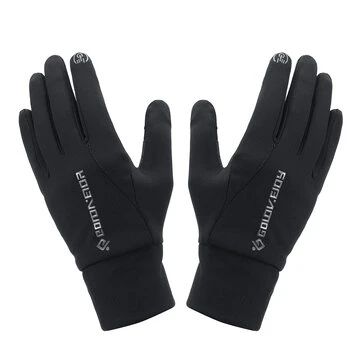 Rukavice s dotykovou obrazovkou na motocykl nebo skútr, voděodolné zimní rukavice s podšívkou z flísu