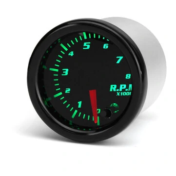 Univerzální 2 palce 52 mm Tachometr Tach 8K RPM Indikátor Digitální 7 Barev LED Displej Auta Měřič