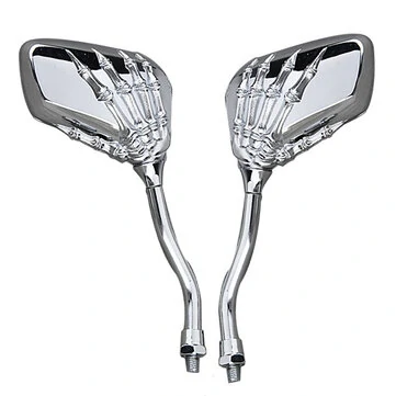 Lebka Dráp Zadní Zpětné Zrcátko pro Motocykl Har/Honda/Suzuki/Yamaha