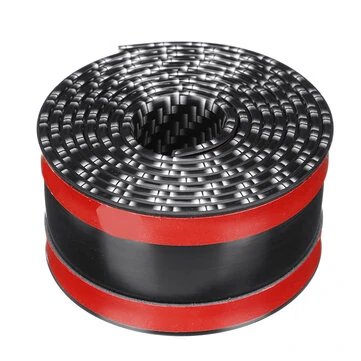 Bil Carbon Fiber Auto Dørplade Cover Anti Scratch Sticker Moulding Trim Strip