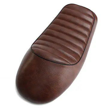 Motorcykel Hump Café Racer Saddelsæde Brun til Honda-CB Suzuki-GS Yamaha-XJ