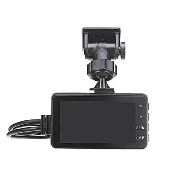 MT208 Dual Lens Motorcykel HD DVR Dash Cam Front & Rear Videooptager Sport Kamera G-sensor