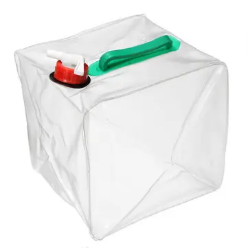 Easy Camp Foldbar Vandbærer Container Taske Flaske 10L Transparent LDPE