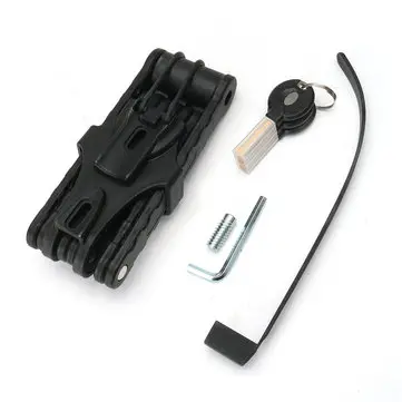 4-cifret 200mm Anti-tyveri Legeringssammenklappelås Scooter Racing Sikkerhedslås