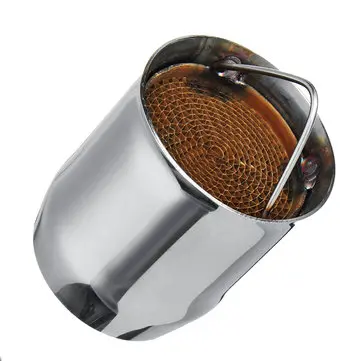 60MM Universal Motorcykel Off-road Racing Udstødnings Kan Muffler Baffle Aftagelig