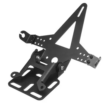 Motorcykel baglygtebeslag Snavscykel nummerplade metalskinne Justerbar