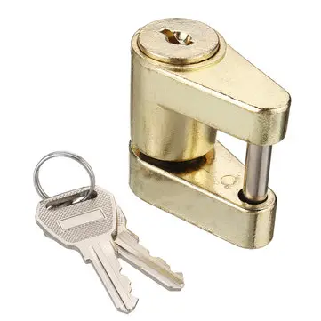 Bugserkoblingslås Trækkende Modtagerlås Lastvogn Båd Stift Lås 2 Nøgler