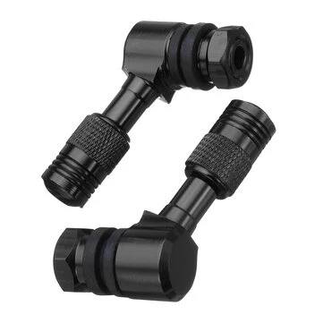 2 stk CNC 90 graders motorcykel fælge ventilstammer Dæk Sportbike