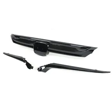 Til 2018-2019 10. generation Honda Accord Sedan JDM Sport Style Kølegitter, Blank Sort