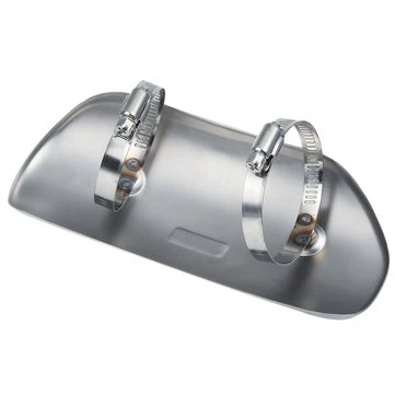 Udstødningslyddæmper Rør Varmeskjold Beskyttelseshælbeskytter Rustfrit Stål Universal