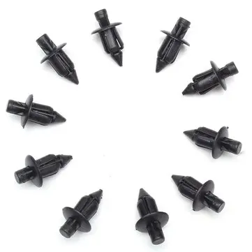 10 stk. 6mm Plastnagle Kofanger Trimpanel Montering Clips Til Honda Yamaha