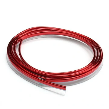 1m PVC Bil Interiør Dekoration Strip DIY Dashboard Modification Trim