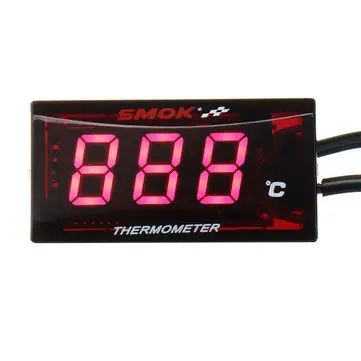 Universal LCD Digital Motorcycle Instrument Termometer Vandtemp Temperatur