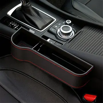 PU-læder Bilsæde Revne Opbevaringsboks Lommeorganisator Telefonholder Venstre side