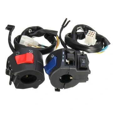 Universal 7/8 tommer 22MM Motorcykel Styrbjælke Horn Blinklys Kontrolknap