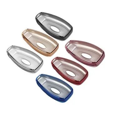 TPU 3-Knap Fjernbetjent Smart Bilnøgle Etui/etui til Ford Fiesta Focus C-MAX