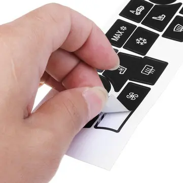 Udskiftningsknapper til reparation af klimakontrol- og bilradio-panelen til BMW 7-serien