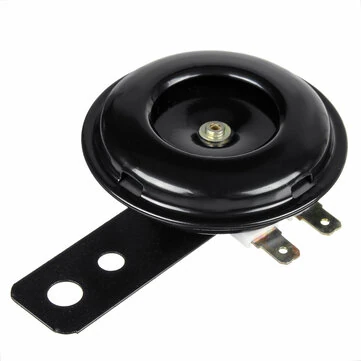 Motorcykel 12v universal kompakt sort scooter knallert snavs ATV cykler hornmontering, helt nyt universelt motorcykelhorn.