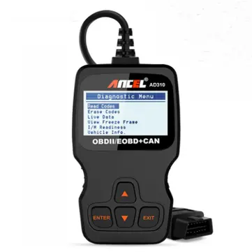 Ancel AD310 OBD2 Bilmotor Diagnostisk Scanner Værktøj Kodelæser OBD2 Scanner