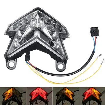 12V LED baglygte motorcykel blinklys integreret lys til Kawasaki Z800/Ninja Z125/Z125PRO/ZX-6R/636 2013-2018