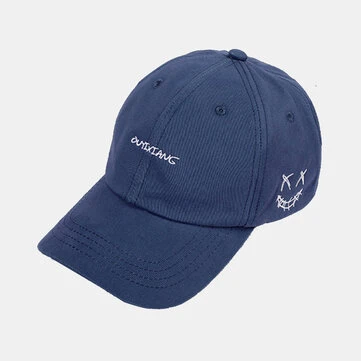 Unisex Grimaced Broderi Efeu Kasket Brevmønster Afslappet Åndbar Baseball Hat