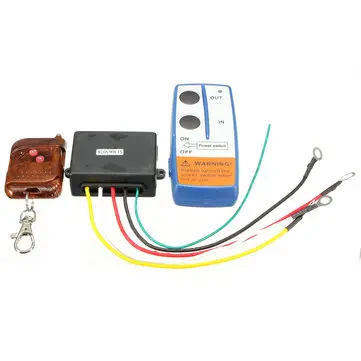 12V 75ft Spil Trådløs Fjernbetjening Nøglefob Nøglekæde Controller Sæt til Tuff Stuff